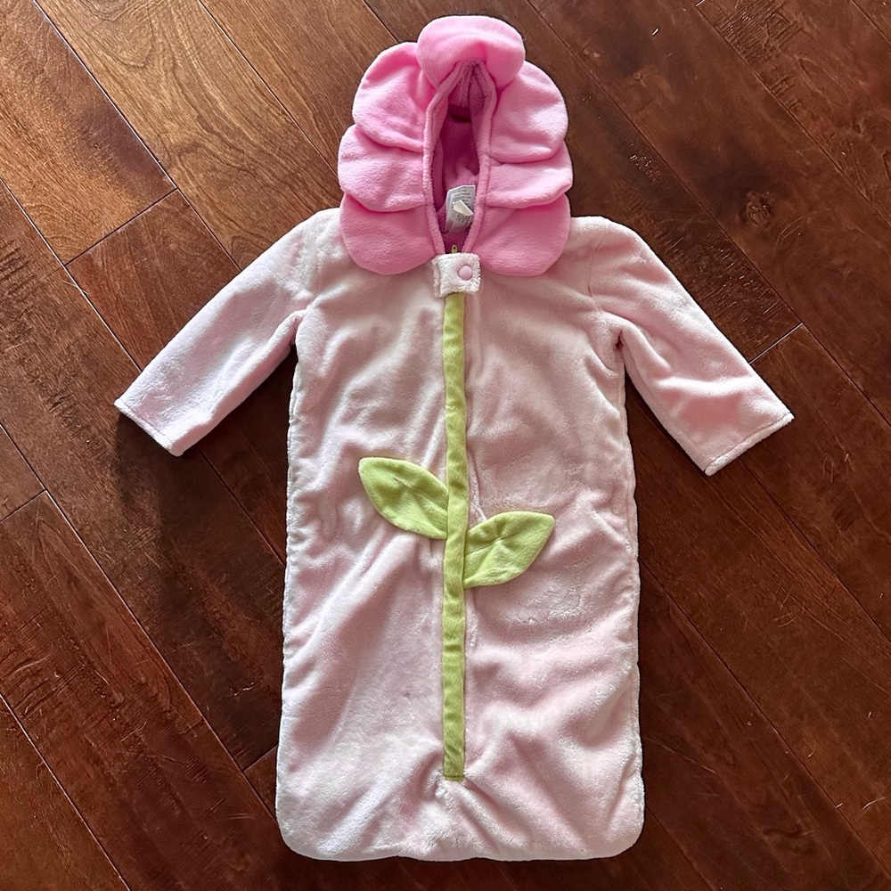Gymboree 0-6M Pink Flower Baby Costume